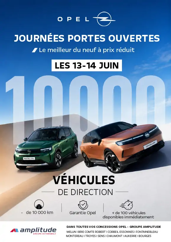 Journées portes ouvertes Opel Samoreau : 13 - 14 juin