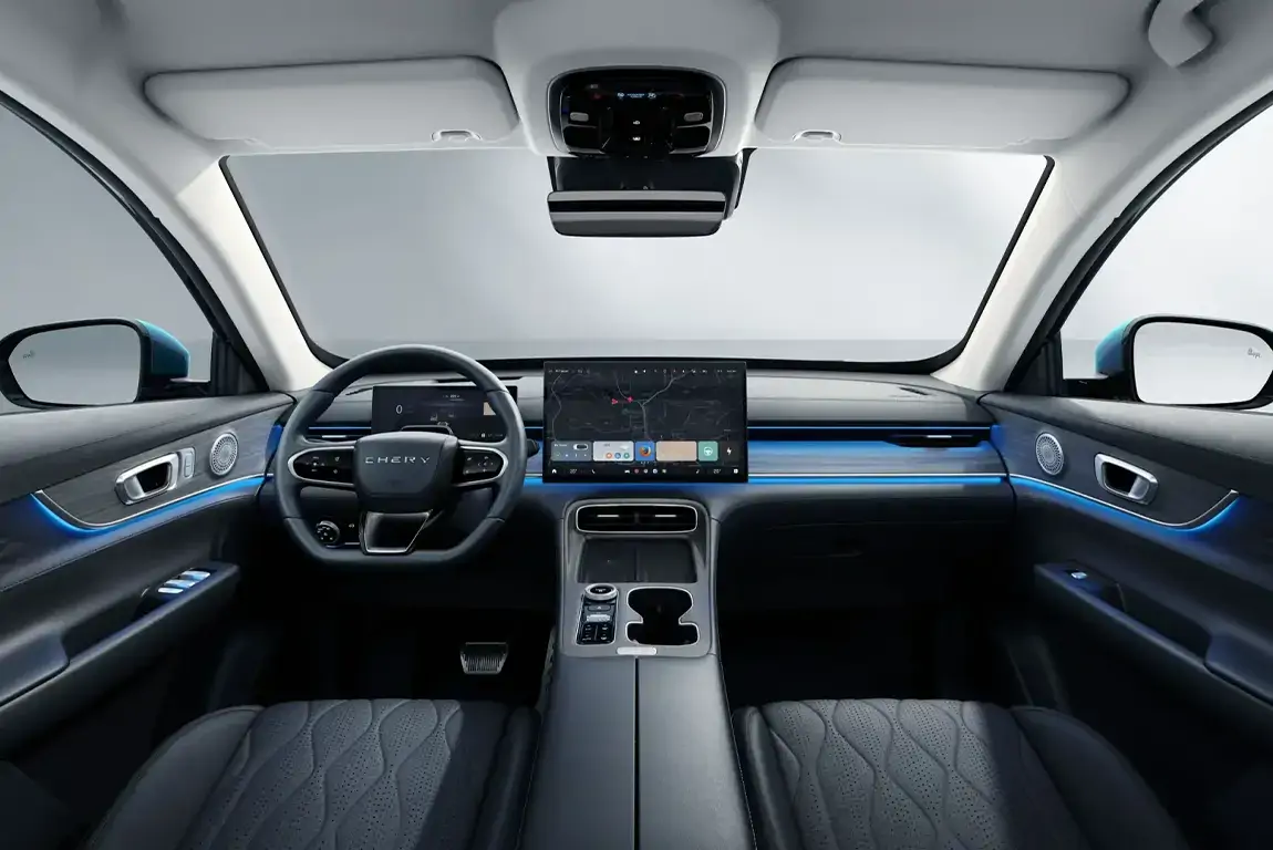 Intérieur spacieux du Chery TIGGO 8 CSH 2026