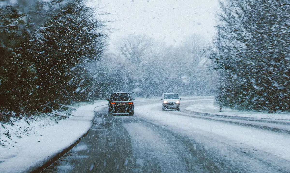 voitures en hiver
