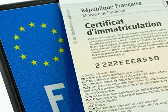 Certificat immatriculation