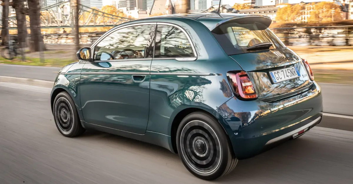 Fiat 500e occasion 3/4 arrière