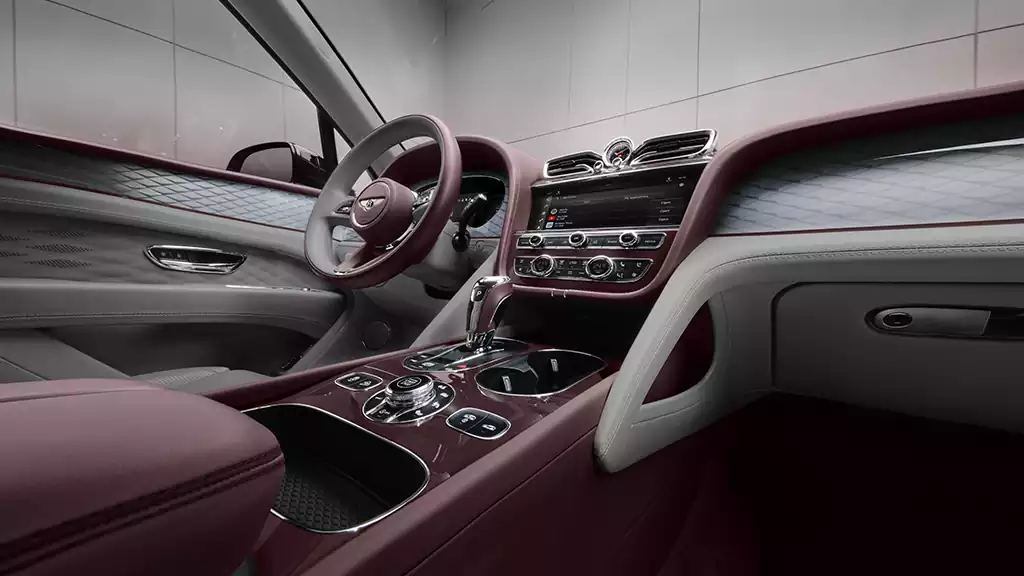 Vue intérieur Bentayga EWB Atelier edition