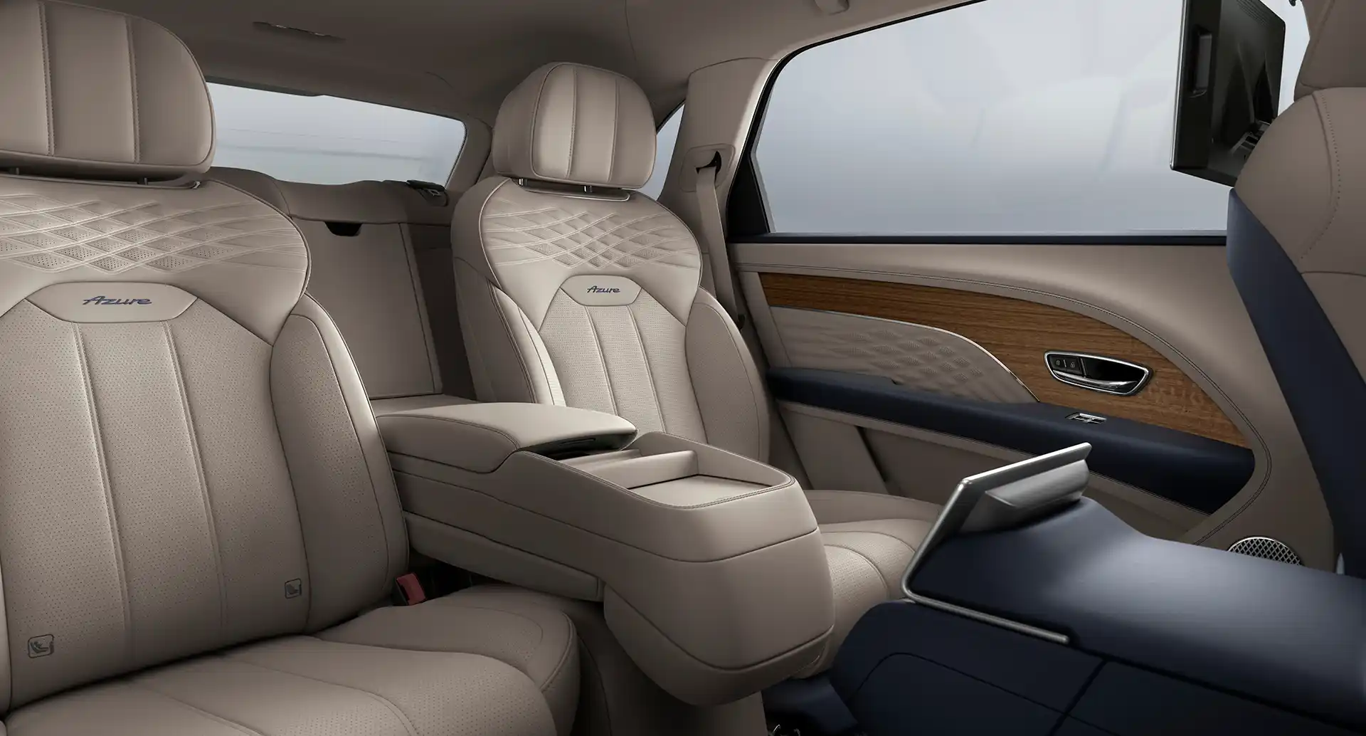 =Bentayga  Extended Wheelbase Azure arrière intérieur