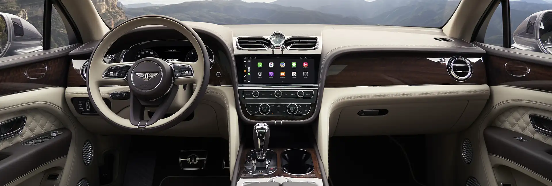 Intérieur de la Bentley Bentayga