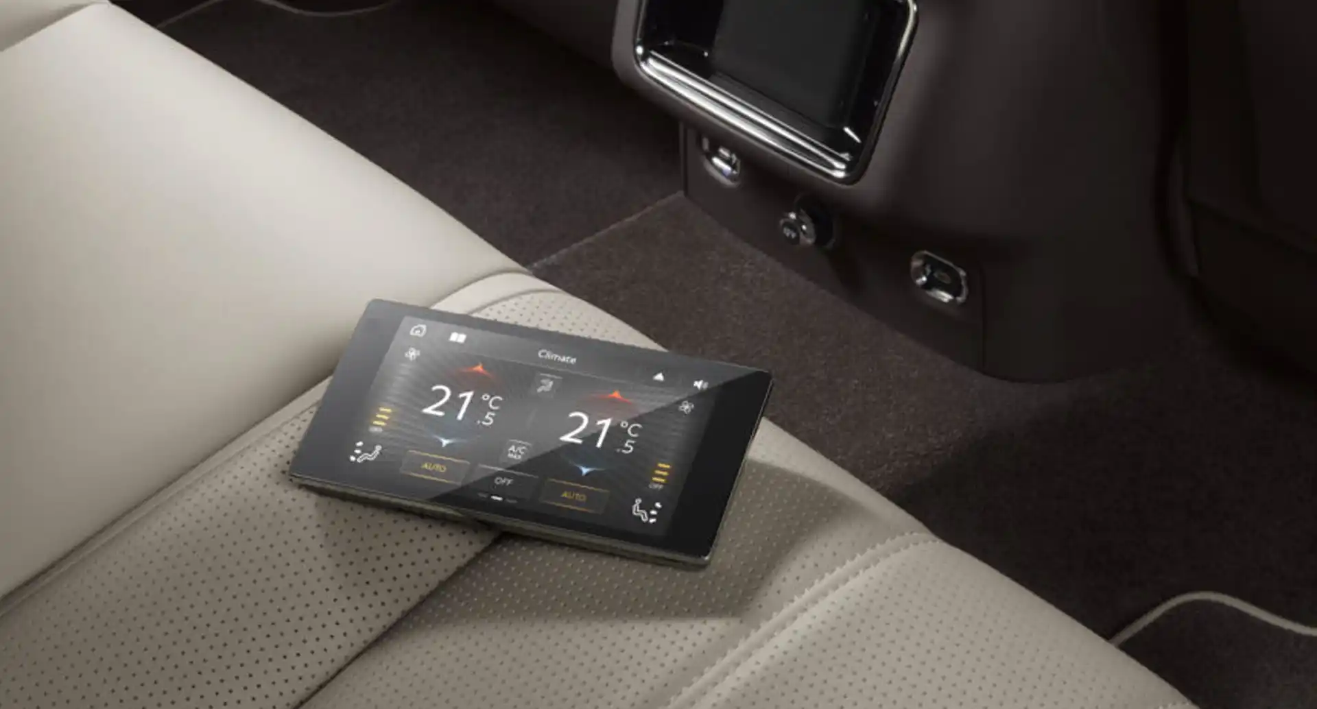 Télécommande à écran tactile du Bentayga Groupe Chevalley