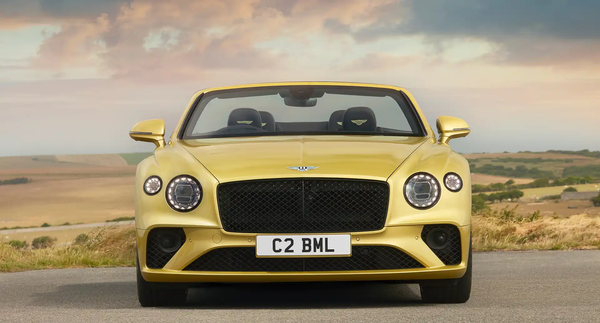 Bentley Continental GTC de face