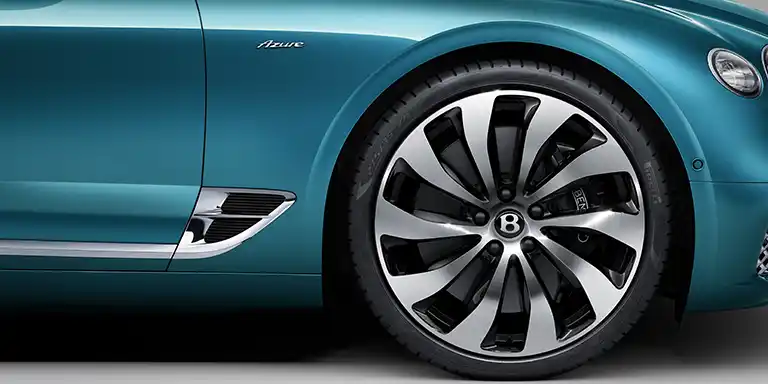 jantes 22 pouces de la Bentley Continental GT Azure
