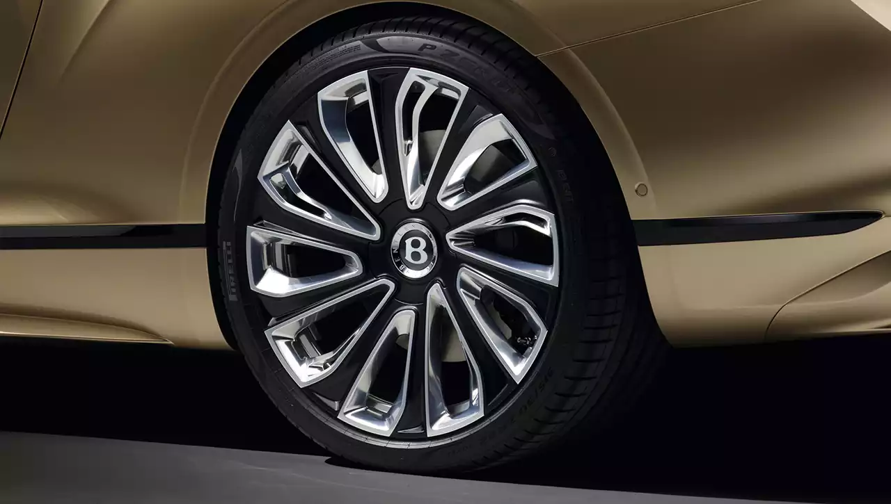 Jantes de la Bentley Continental GT Mulliner 2025