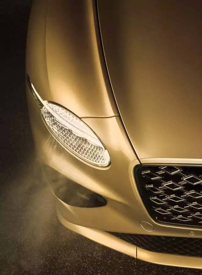 Nouveaux phares Bentley continental GT Mulliner à Genève