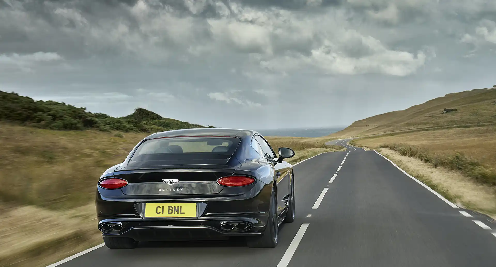 Bentley Continental GT conduite sur route