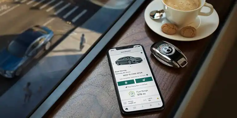 Application smartphone My Bentley de la Flying Spur