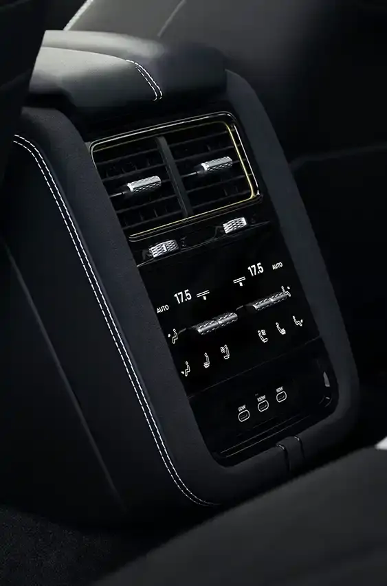 Console arrière de la Bentley Torcal S MY28 Electrum Satin