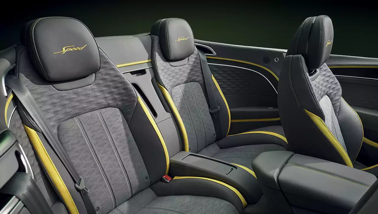 Confort ultime et révolutionnaire des sièges avant Bentley Continental GTC Speed