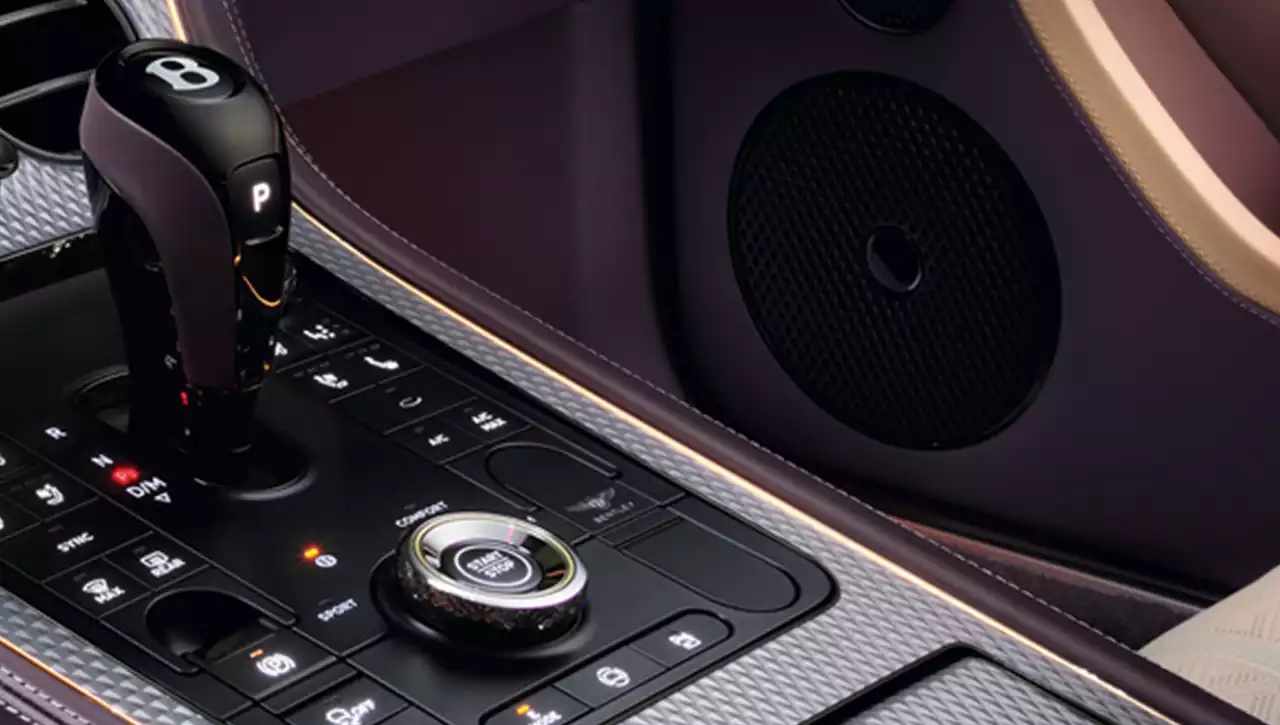 Système audio haute fidélité de la Bentley Continental GT Mulliner 2025