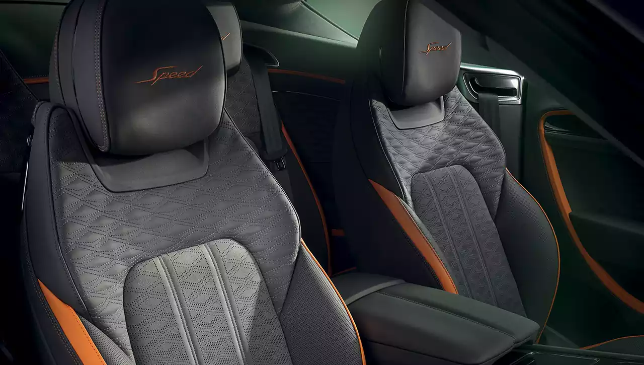 Confort ultime et révolutionnaire des sièges avant Bentley Continental GT Speed