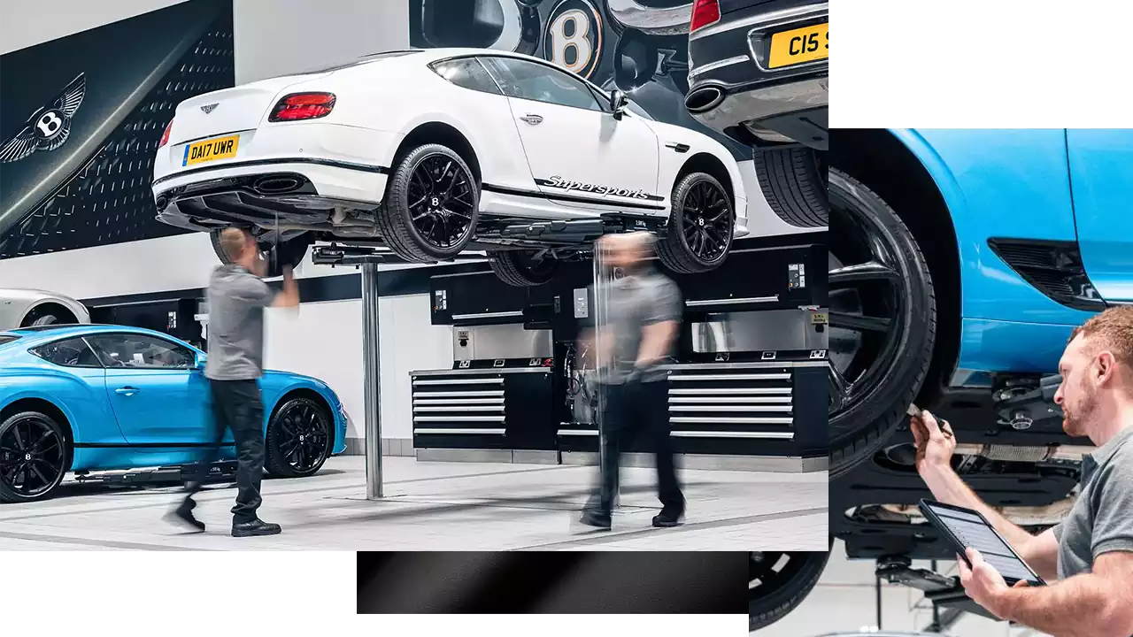 Service et maintenance chez Bentley Genève à Cointrin