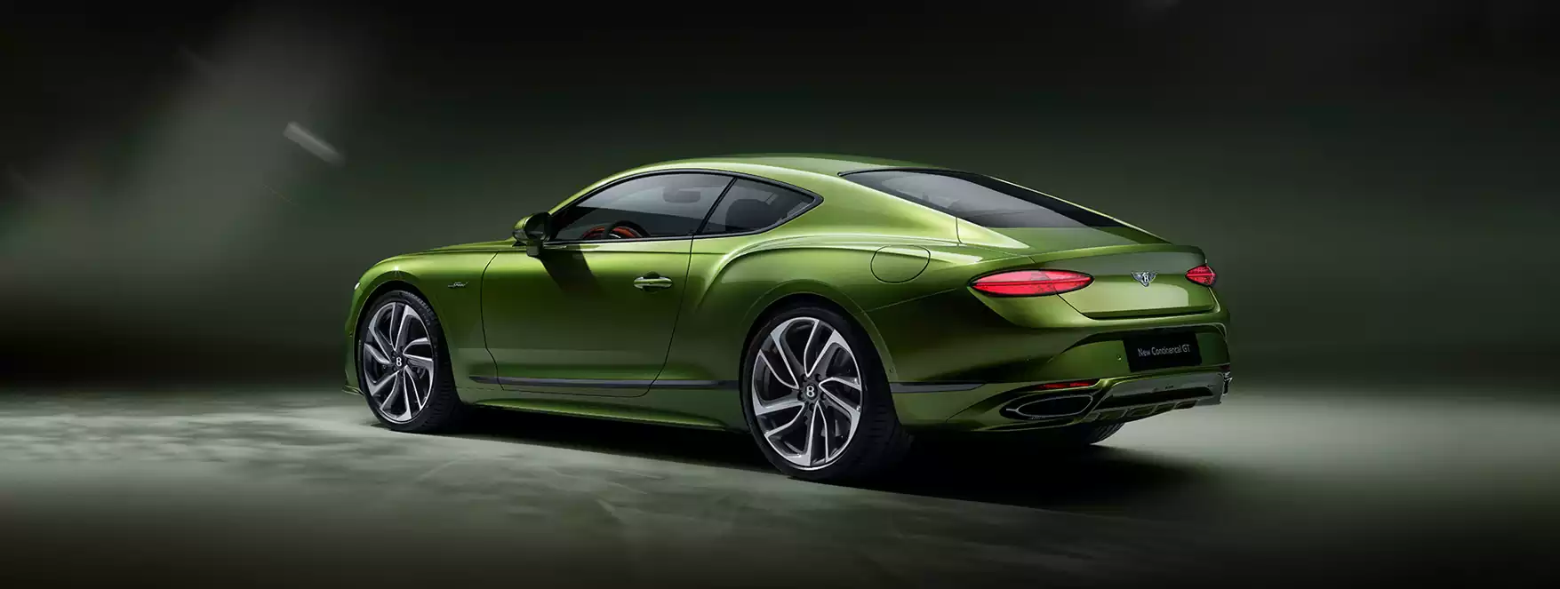 vue arrière de la Bentley continental GT