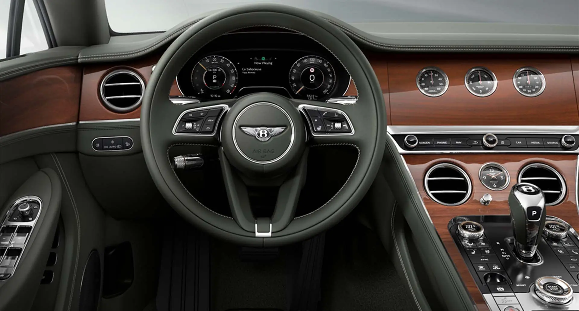 volant de la Bentley Continental GT 