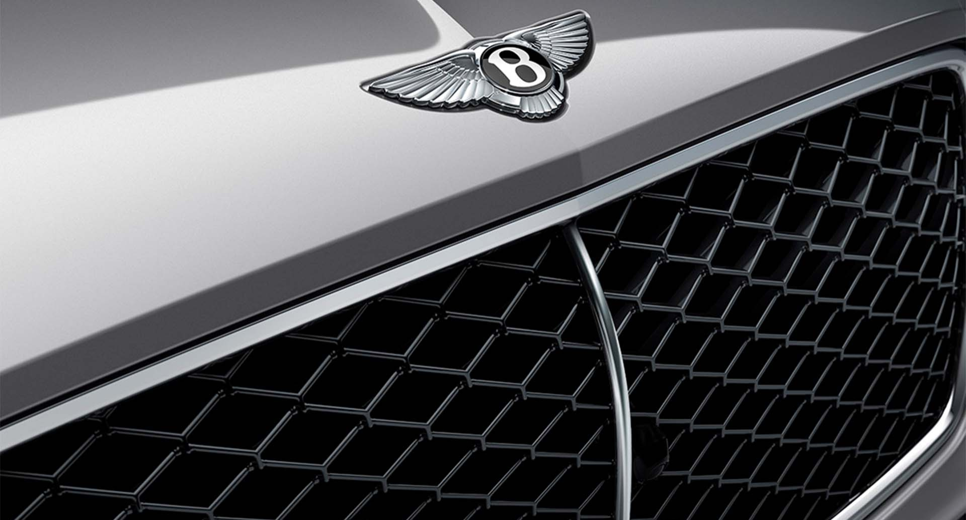 =détail de calandre de la Bentley Continental GT V8 Groupe Chevalley