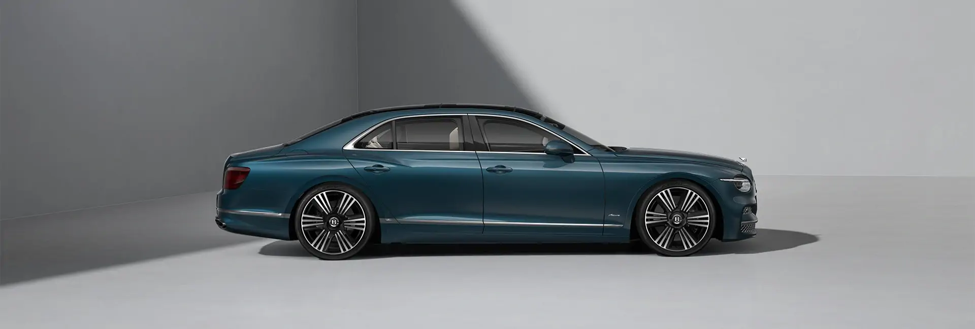Exterieur de la Bentley Flying Spur Azure