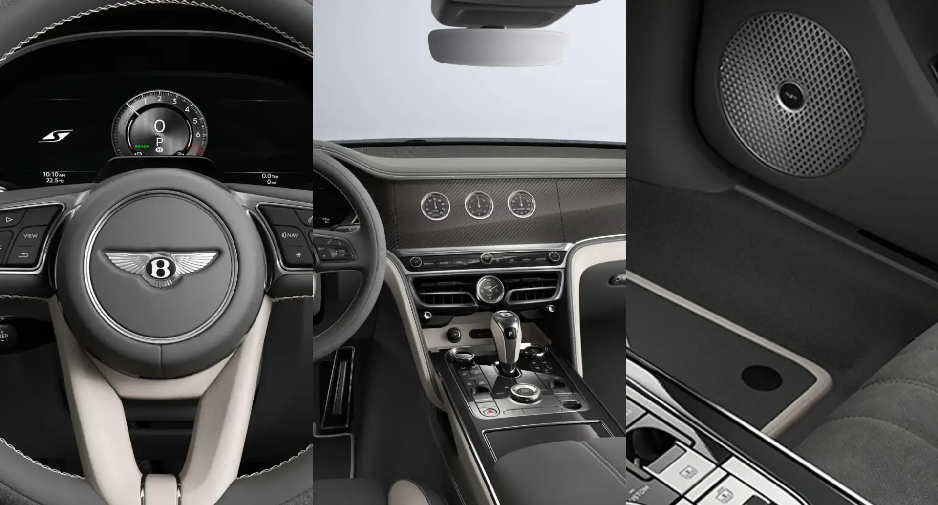tableau de bord de la Flying Spur S Groupe Chevalley