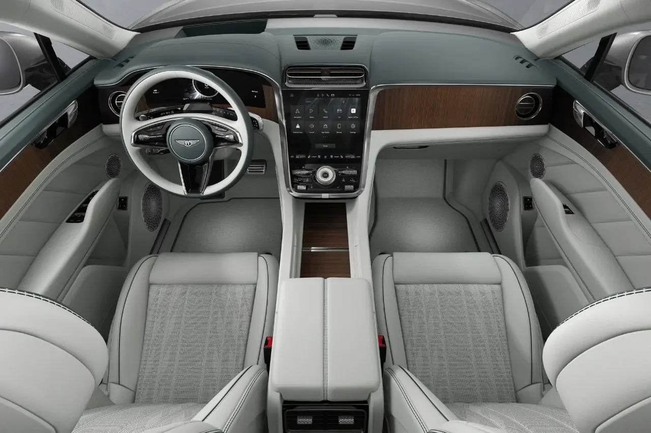 Vision interieur et tableau de bord Bentley Torcal