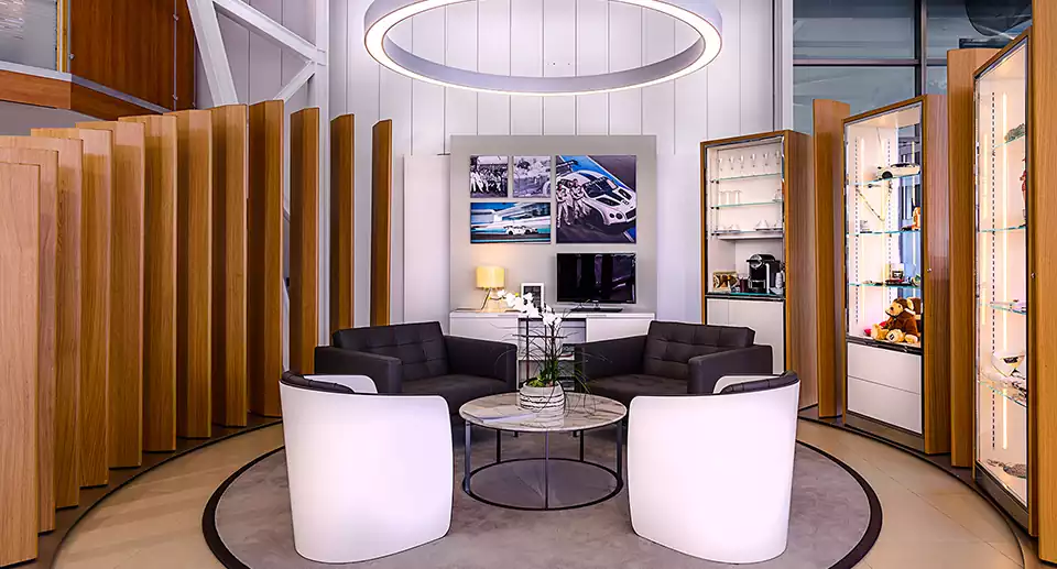 Showroom Bentley Genève - salon privé