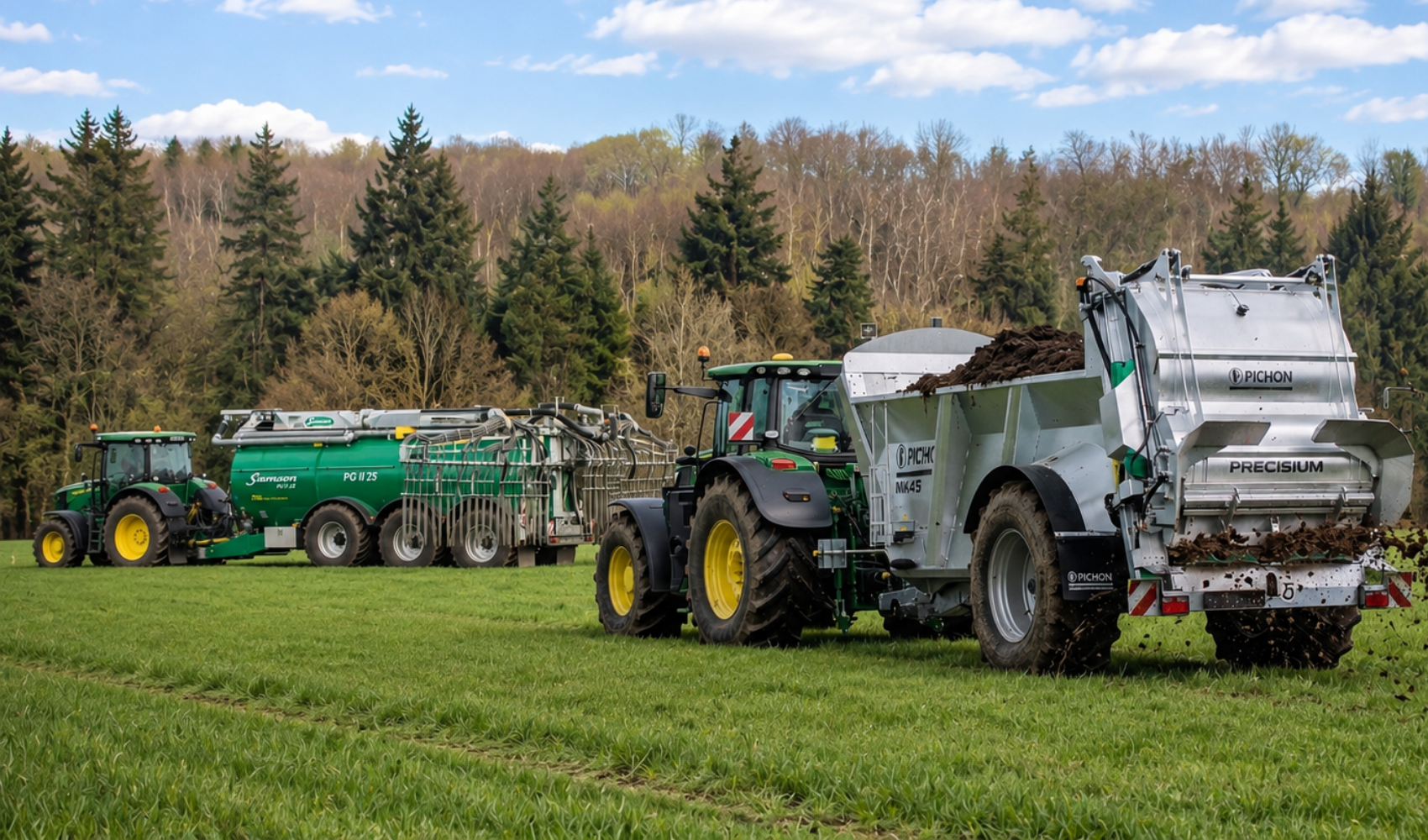 L'épandage Pichon & Samson chez BPM Agri