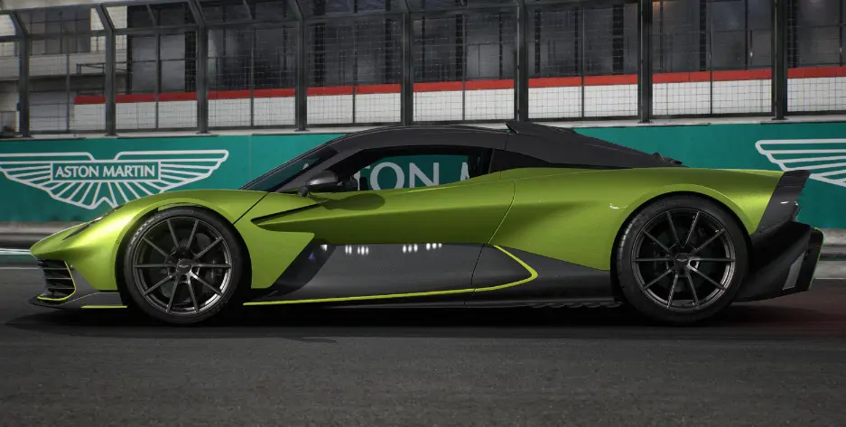 Aston Martin Bordeaux Valhalla profil