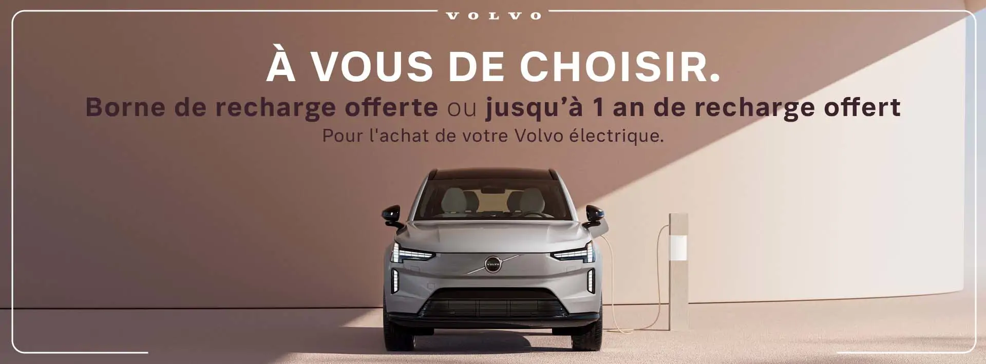 Recharge offerte sur votre Volvo électrique