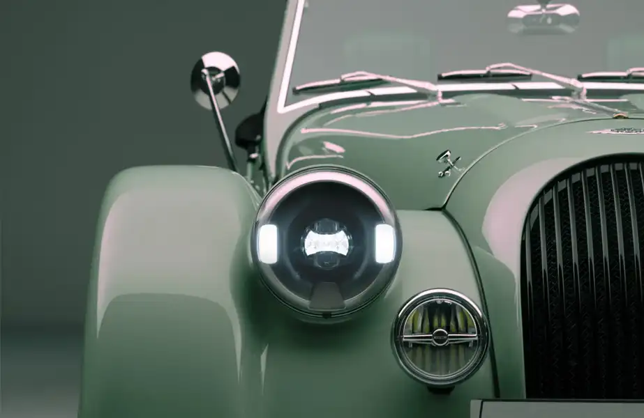 BPM Cars CH - Morgan plus 4 vue avant zoom