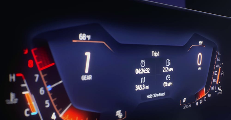 BPM Cars Ford Mustang - Vue tableau de bord