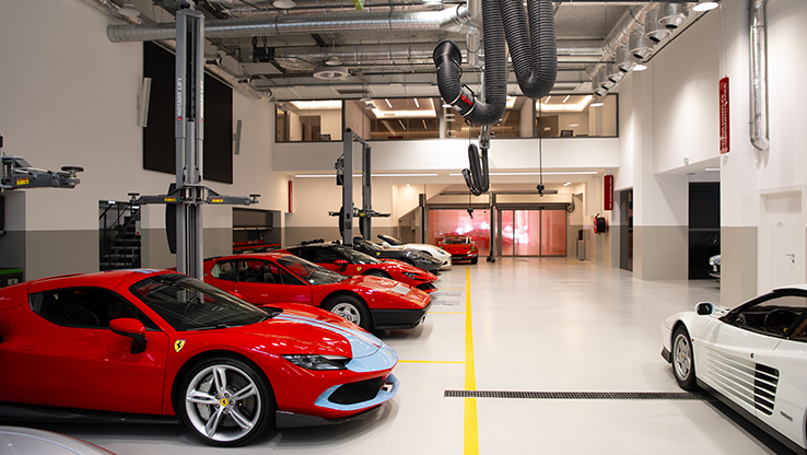 Nouveaux ateliers Ferrari à Fontvieille