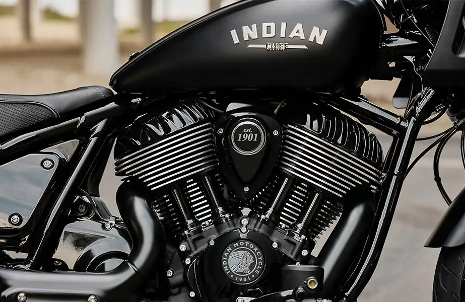 BPM Moto - Indian Cruiser Sport Chief vue moteur