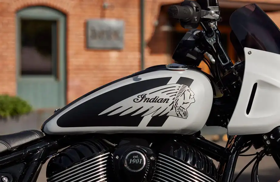BPM Moto - Indian Cruiser Sport Chief vue avant guidon