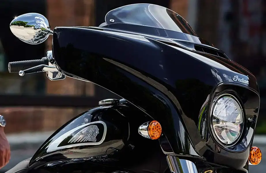 BPM Moto - Indian Bagger Chieftain limited vue avant