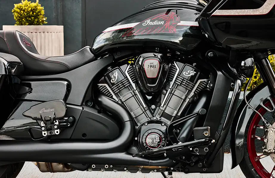 BPM Moto - Indian Challenger Elite vue moteur