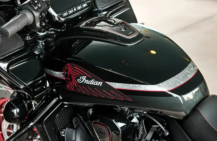 BPM Moto - Indian Roadmaster Elite vue réservoir