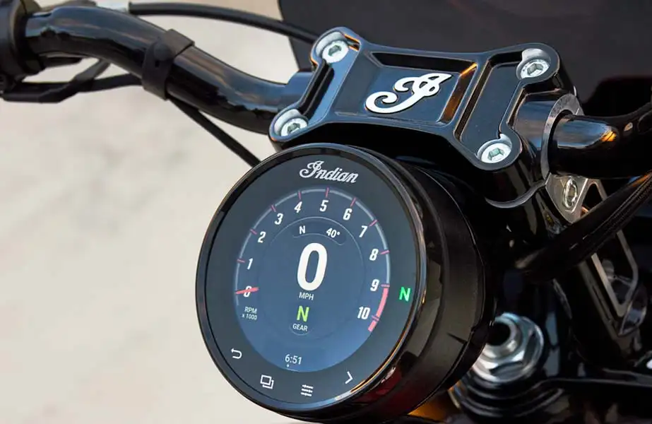 BPM Moto - Indian Sport Scout vue compteur