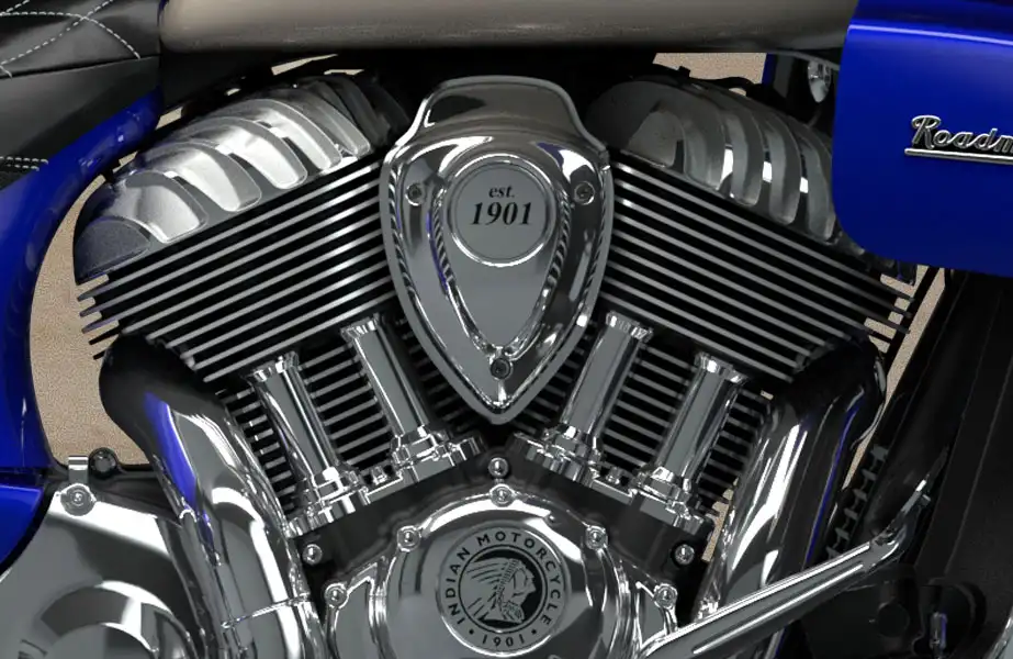 BPM Moto - Indian Touring Roadmaster vue moteur