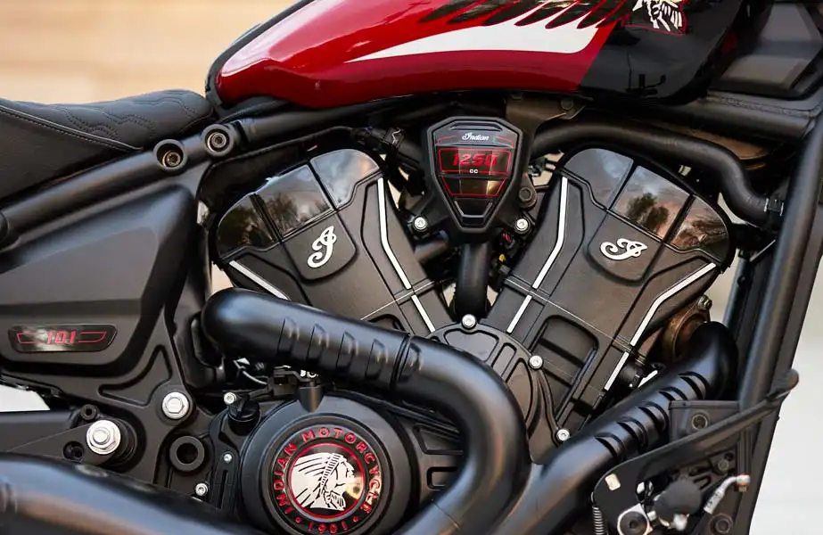 BPM Moto - Indian 101 Scout vue moteur