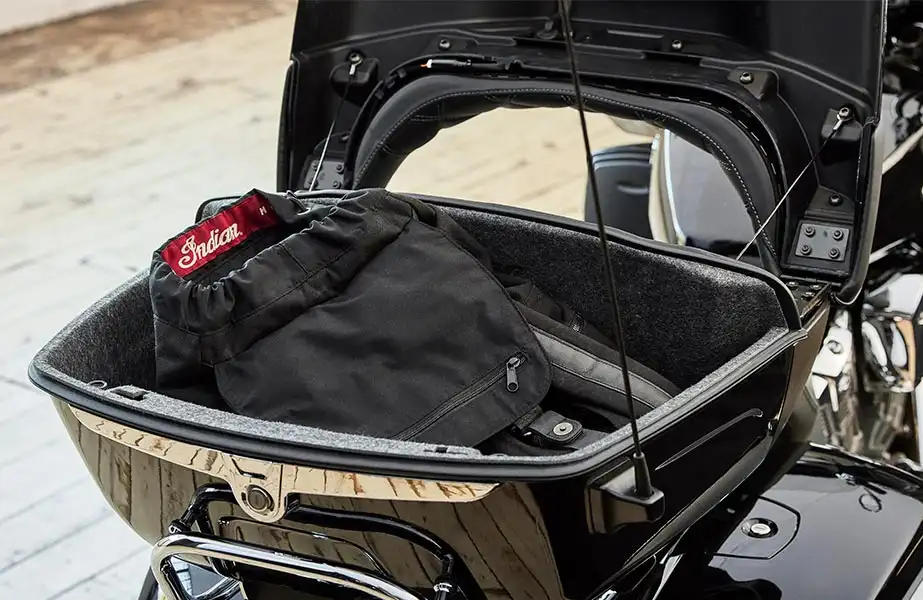 BPM Moto - Indian Pursuit Limited vue coffre