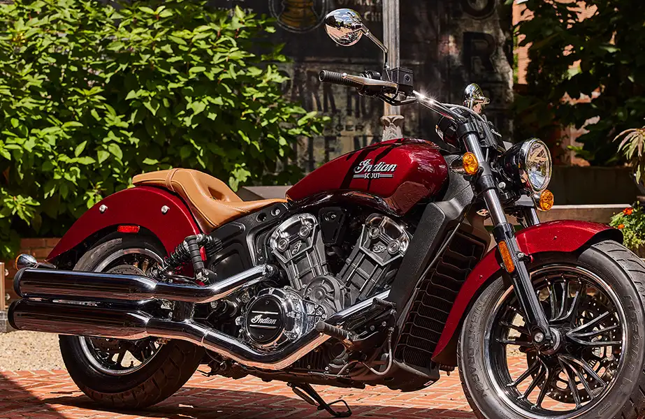 BPM Moto - Indian Scout vue profil route