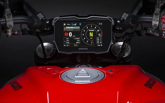 BPM Moto - Diavel V4 - Vue tableau de bord