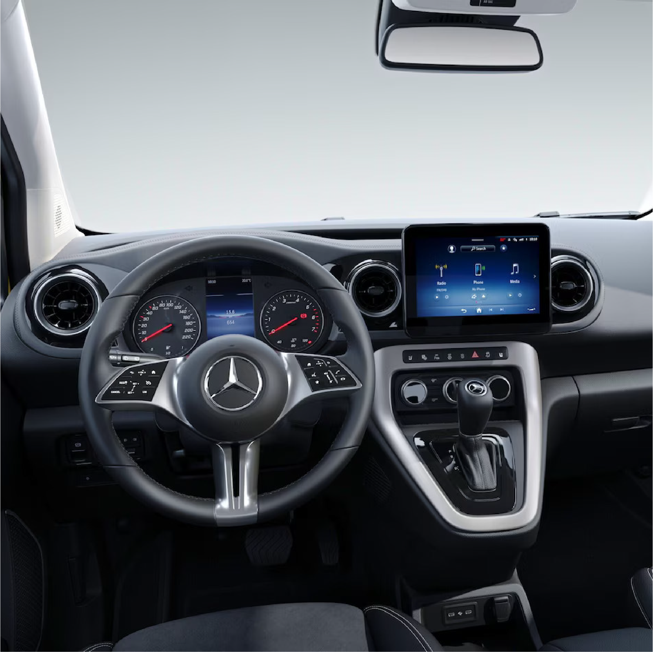 BPM Pro Mercedes utilitaire - Classe T vue conducteur