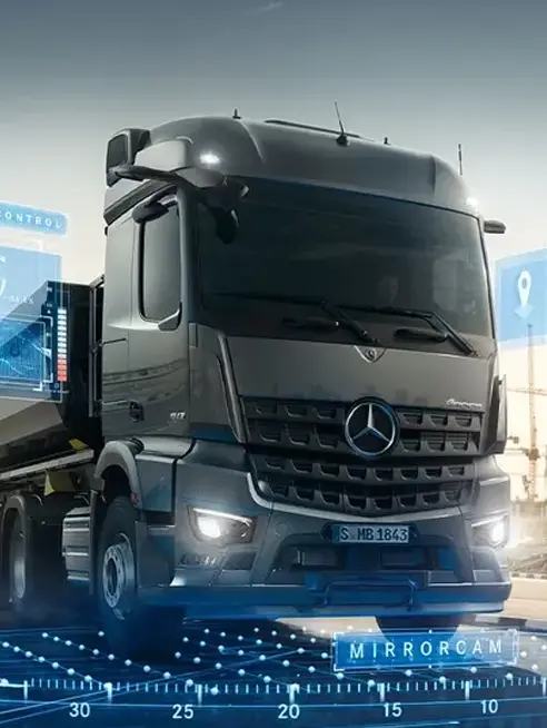 BPM Pro mercedes - Arocs vue avant trois quart