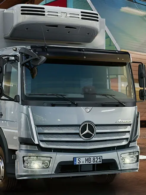BPM Pro mercedes - Atego vue trois quart avant