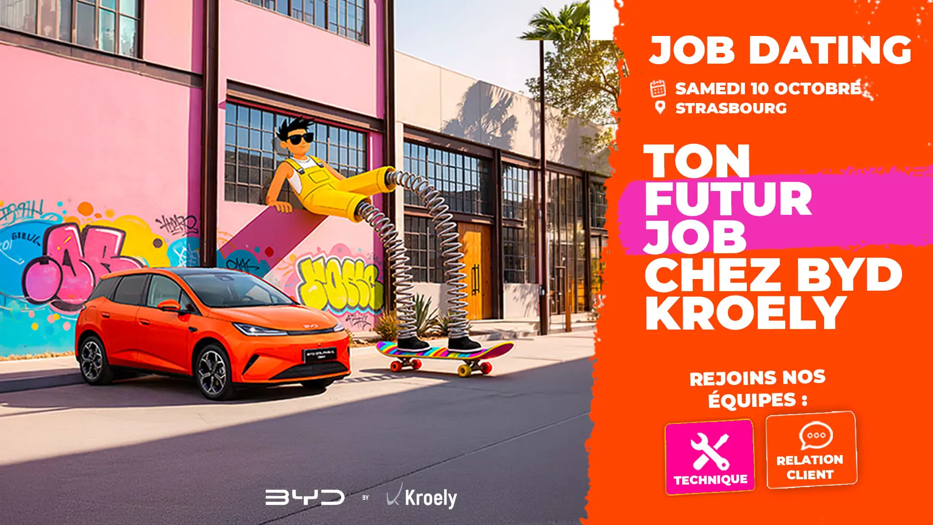 Trouve ton futur job chez BYD Kroely le 10 octobre !