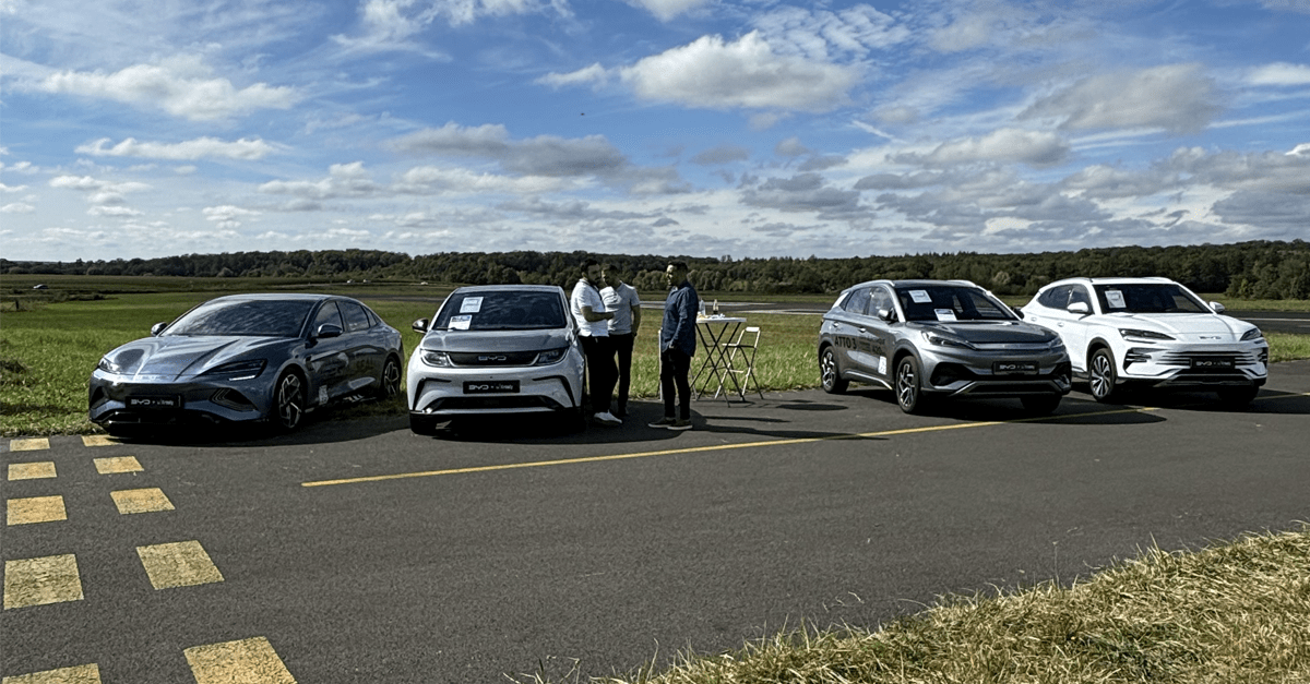 Les modèles BYD Kroely en démonstration à Sarre-Union !