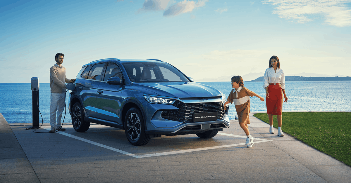 Profitez du BYD Sealion 5 DM-i à partir de 26 940€ ou de 309€ TTC/mois* !